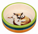Trixie Ceramic Bowl - kerámia tál (színes,mintás) rágcsálók részére (80ml /Ø8cm)
