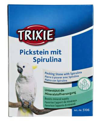 Trixie Pickstein mit Spirulina - kiegészítő eleség (csőrkoptató tömb) nagypapagáj részére (190g)