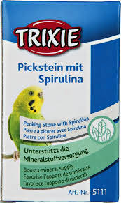 Trixie Pickstein mit Spirulina - kiegészítő eleség (csőrkoptató tömb) kispapagáj részére (20g)
