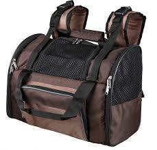 Trixie Shiva Backpack - szállító hátizsák (barna/bézs) 41x30x21cm