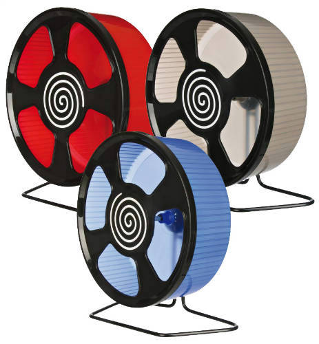 Trixie Exercise Wheel Plastic - Futókerék (vegyes színek) hörcsögök,deguk részére (Ø28cm)