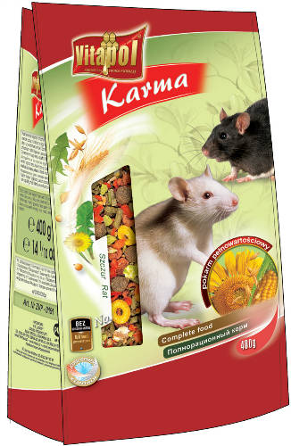 Vitapol Karma Complett - Teljesértékű eleség patkányok részére (400g)