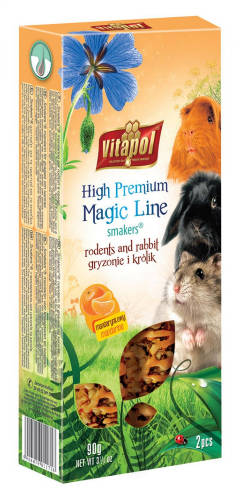 Vitapol Magic Line Smakers rúd (mandarin) - high prémium duplarúd - rágcsálók és nyulak részére (90g)