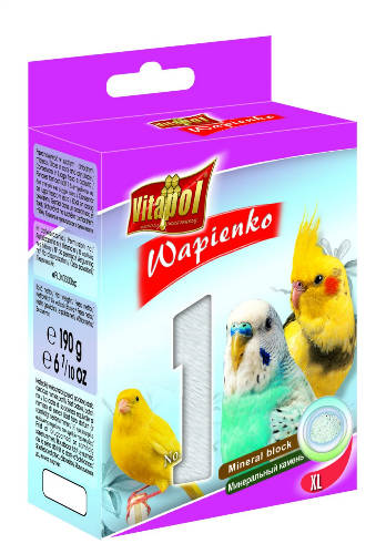 Vitapol Mineral Block (natúr) - csőrkoptató díszmadarak részére (35g)