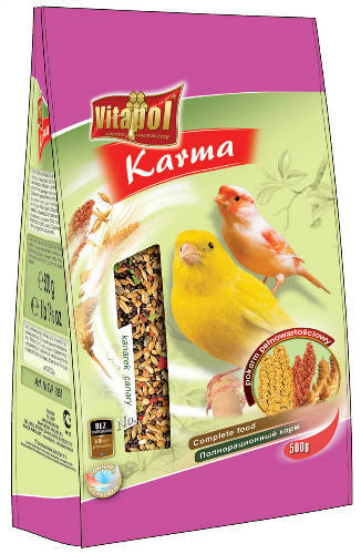 Vitapol Karma Complett -Teljesértékű eledel kanárik részére (500g)
