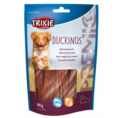 Trixie Premio Duckinos - jutalomfalat (kacsamell) kutyák részére (80g)