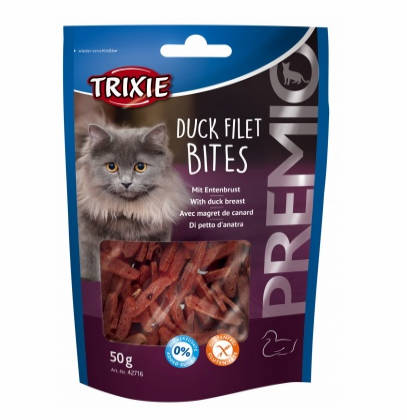 Trixie Premio Duck Filet Bites - jutalomfalat (kacsa) macskák részére (50g)