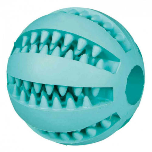 Trixie Denta Fun Ball  - natúr gumi játék (fogtisztítós labda) kutyák részére (Ø5cm)