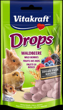Vitakraft Drops (erdei gyümölcs) - jutalomfalat rágcsálóknak (75g)