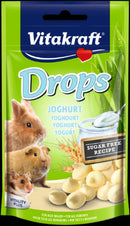 Vitakraft Drops (joghurt) - jutalomfalat rágcsálóknak (75g)