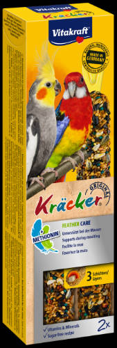 Vitakraft Kracker Dupla Rúd (tollváltó) – kiegészítő eleség nagypapagáj részére (180g)