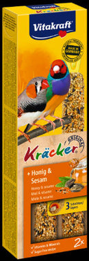 Vitakraft Kracker Dupla Rúd (méz,szezámmag) – kiegészítő eleség exoták részére (60g)