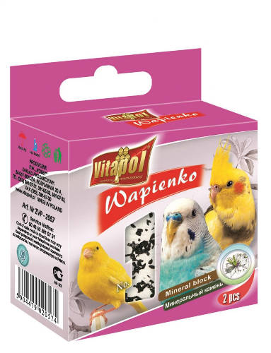 Vitapol Mineral Block (négermag) - csőrkoptató díszmadarak részére (35g)