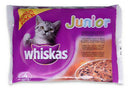 Whiskas Junior  - Klasszikus Húsos válogatás - mártásban (4x100g)