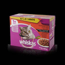 Whiskas Klasszikus válogatás mártásban - allutasakos (marha,csirke,bárány,pulyka) macskák részére (12x100g)