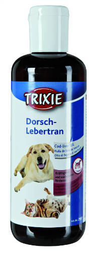 Trixie Cod Liver Oil - kiegészítő eleség (csukamájolaj) kutyák és macskák részére (250ml)