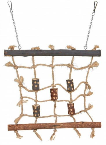 Trixie Rope Climbing Wall - játék (mászófal) díszmadarak részére (27x24cm)