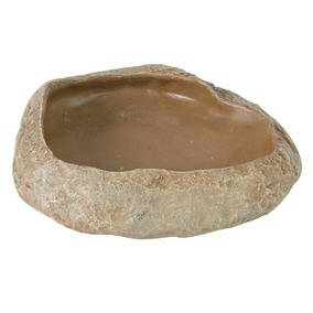 Trixie Reptile Bowl Steppe Rock Mini - Terráriumi itató és/vagy víz-gél tartó tál (6x4,5x1,5cm)