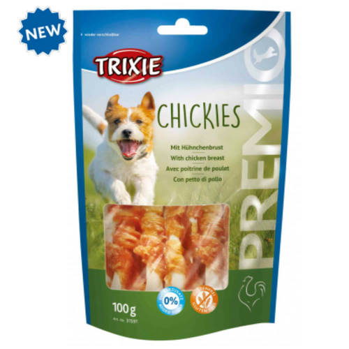 Trixie Premio bones wrapped in chicken breast - jutalomfalat (csirke) kutyák részére (100g)