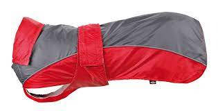 Trixie Lorient Raincoat - esőkabát (piros,szürke) kutyák részére (L) 55cm