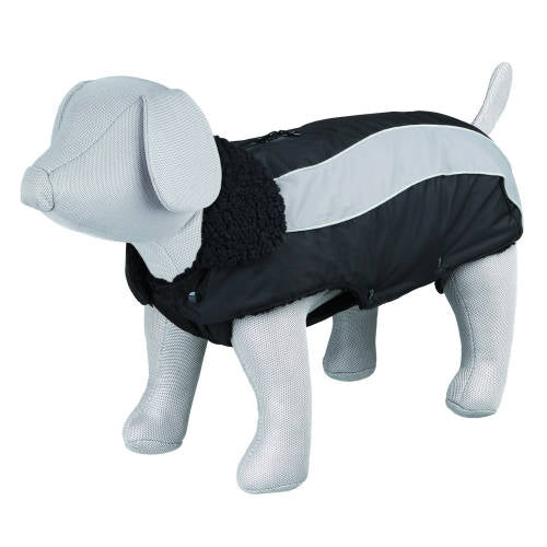 Trixie Marne Dog Winter Coat - téli kabát (fekete,szürke) kutyák részére (XS) 27cm (kifutó termék)