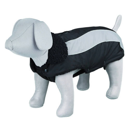 Trixie Marne Dog Winter Coat - téli kabát (fekete,szürke) kutyák részére (XS) 30cm (kifutó termék)