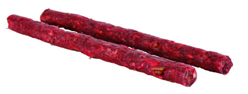 Tixie Chewing Rolls - jutalomfalat (piros, rágóropi) 12cm (Ø9-10mm/100g)