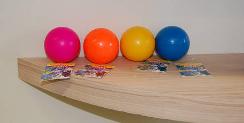 Panzi szines labda 6cm