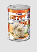 Panzi Getwild Adult (csirke,alma) konzerv - Felnőtt kutyák részére (415g)