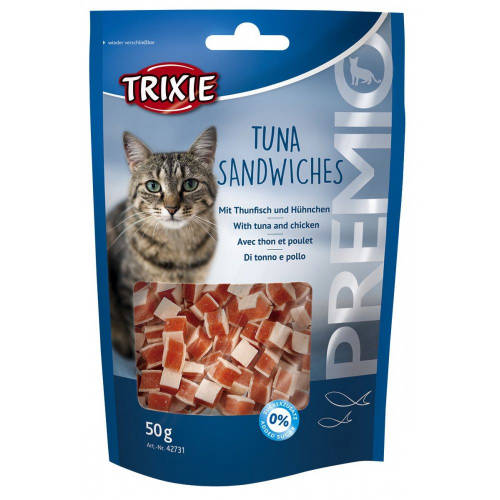 Trixie Premio Tuna Sandwiches - jutalomfalat (tonhal) macskák részére (50g)