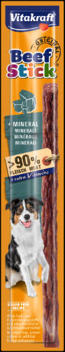 Vitakraft Beef Stick (plusz ásványianyag) jutalomfalat - kistestű kutyák részére (12g)