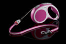 flexi vario m 5 méteres zsinóros pink