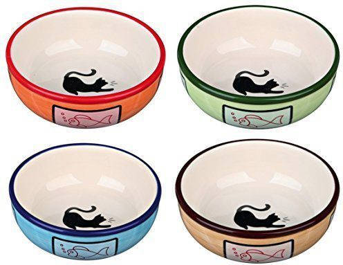 Trixie Ceramic Bowl - kerámia tál (színes) macskák részére (0,35l /Ø13cm)