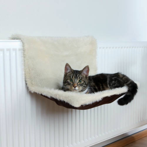 Trixie Radiator Bed - fekhely (krém/barna) radiátorra, macskák részére (45x26x31cm)