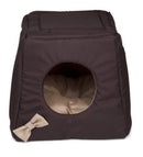 Comfy Lola Trio bed 3in1 - fekhely (barna, bézs) kutyák és macskák részére (43x43x39cm)