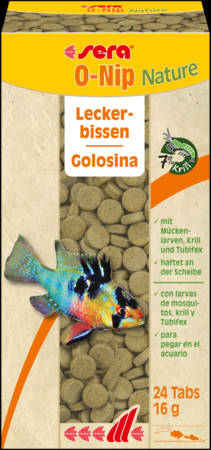 Sera O-Nip - tablettás táplálék díszhalak számára (16g/24tabletta)
