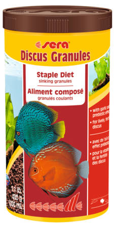 Sera Discus Granulat - granulatum táplálék díszhalak részére (1000ml) nature