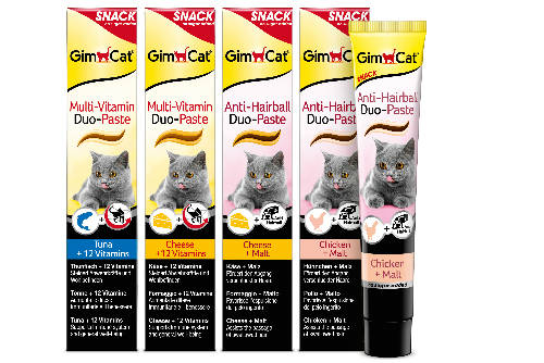 GimCat Duo Paste Multi-Vitamin - kiegészítő eleség (paszta,sajtos) macskák részére (50g)
