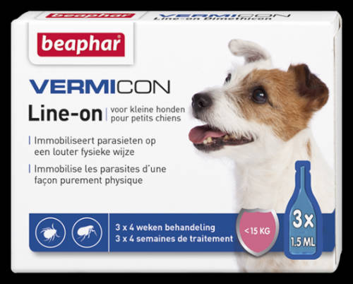 Beaphar Vermicon - Rácsepegtető oldat (Spot On) kistestű kutyák részére (<15kg)
