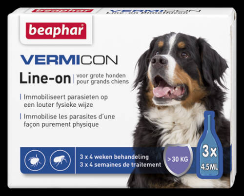 Beaphar Vermicon - Rácsepegtető oldat (Spot On) nagytestű kutyák részére (>30kg)