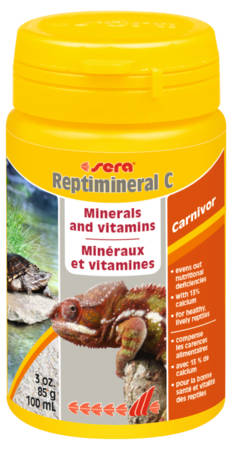 Sera Reptimineral C - hüllőgondozó szerek (100ml)