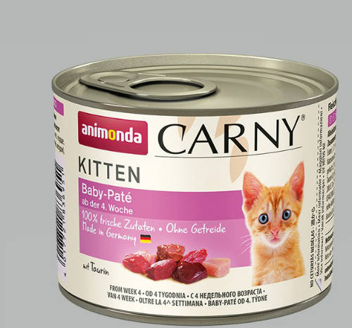 Animonda Carny Kitten Baby pate (marha,csirke) konzerv - Kölyök macskák részére (200g)