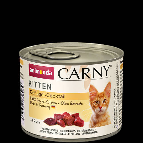 Animonda Carny Kitten (marha-szárnyas) konzerv - Kölyök macskák részére (200g)