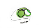 Flexi New Comfort "XS" (zöld) - zsinóros automata póráz (3m)