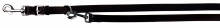 Trixie Adjustable - állítható bőr póráz - fekete (L-XL) 2m/22mm
