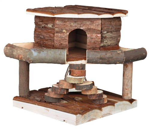 Trixie ida Ház - Fából készült odú egerek és hörcsögök részére (19x20x19cm)