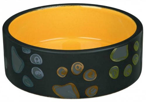 Trixie Jimmy Ceramic Bowl - kerámia tál (mintás, többféle színben) kutyák részére (1,5l/Ø20cm)