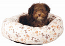 Trixie Lingo Bed - kerek, peremes fekhely (fehér/bézs) kutyák részére (60x55cm)