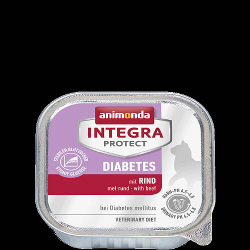 Animonda Integra Diabetes (marha) alutálkás - Cukorbeteg macskák részére (100g)
