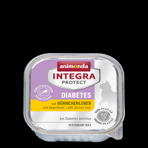 Animonda Integra Diabetes (csirkemáj) alutálkás - Cukorbeteg macskák részére (100g)